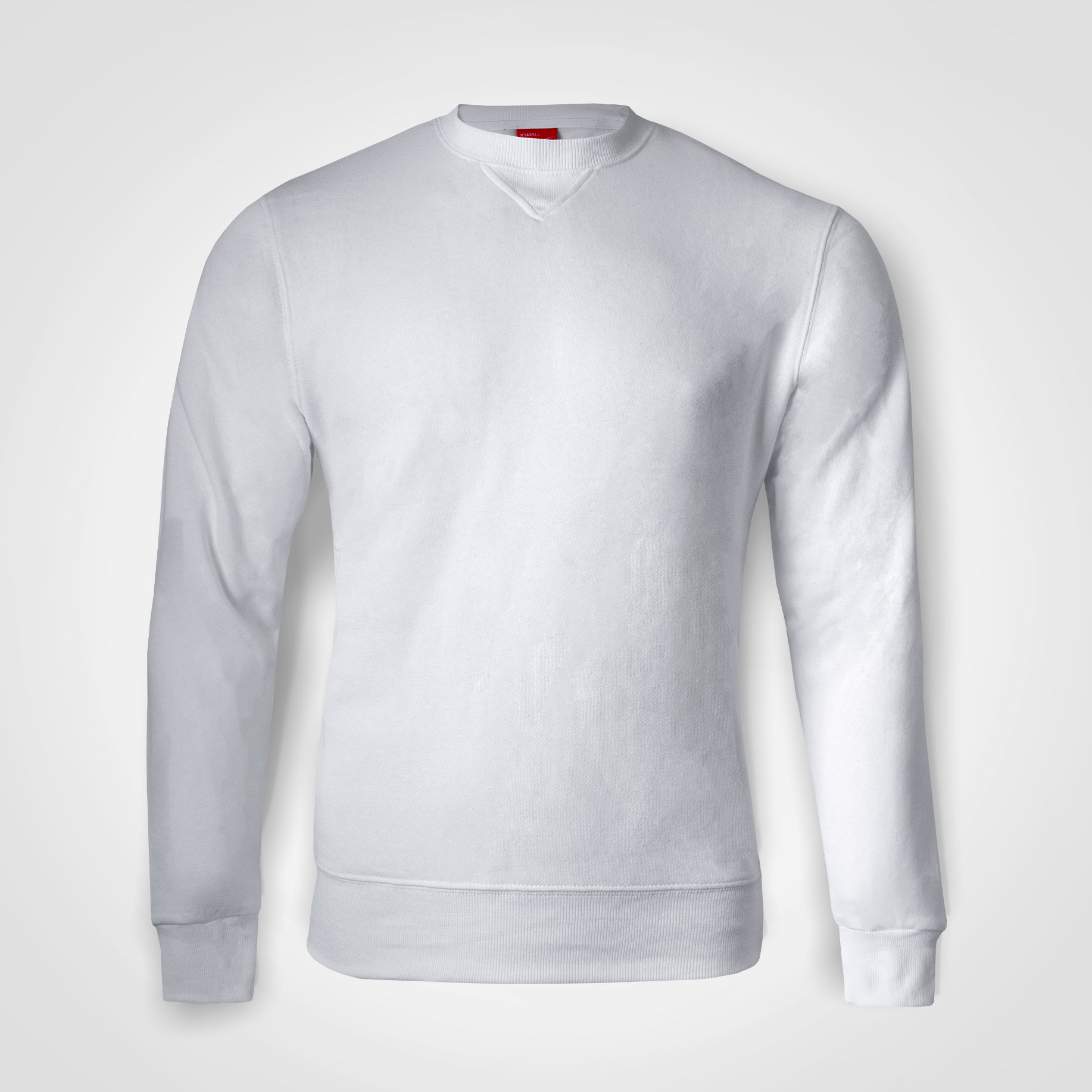 Basic-crewneck-Sweater-White