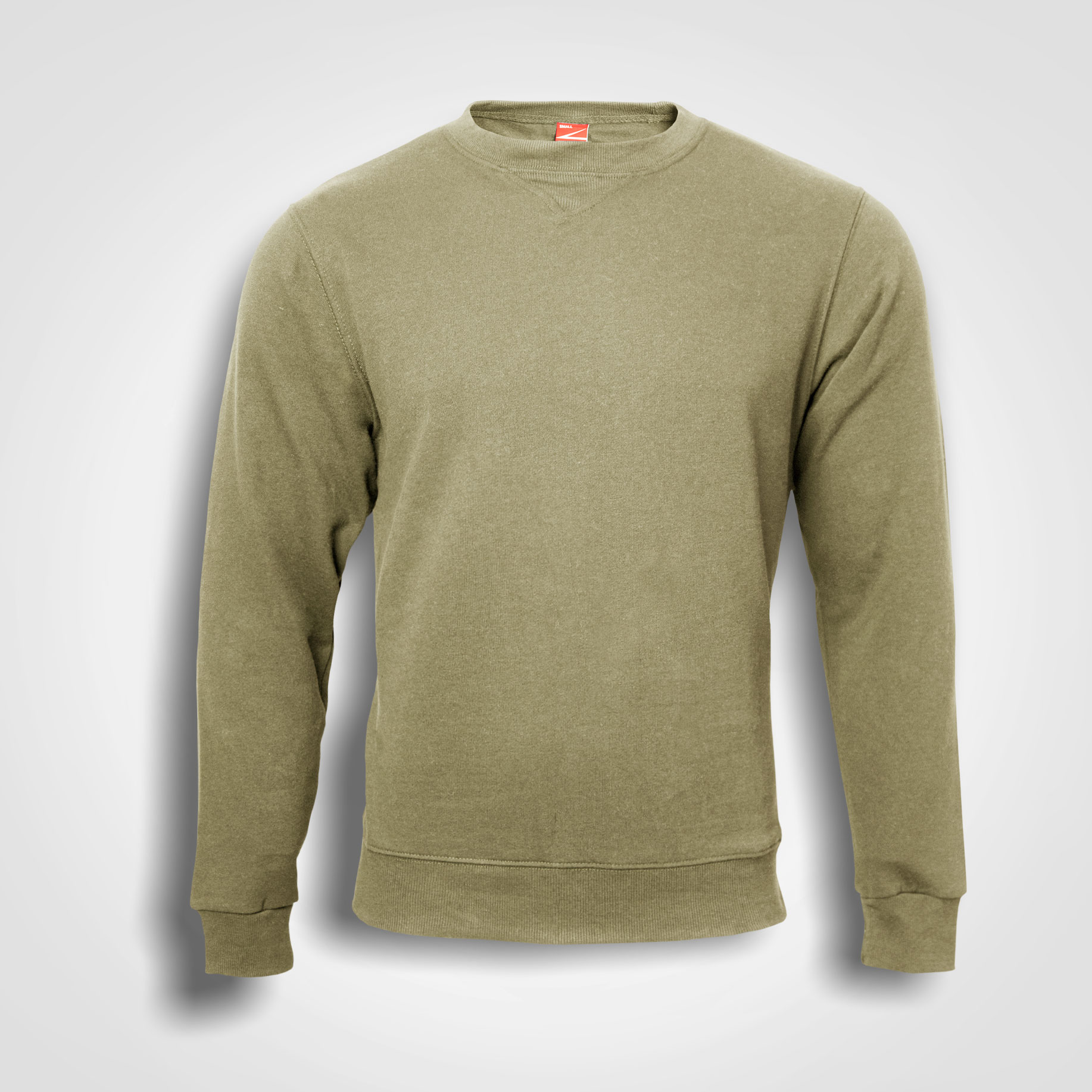Basic-crewneck-Sweater-Stone